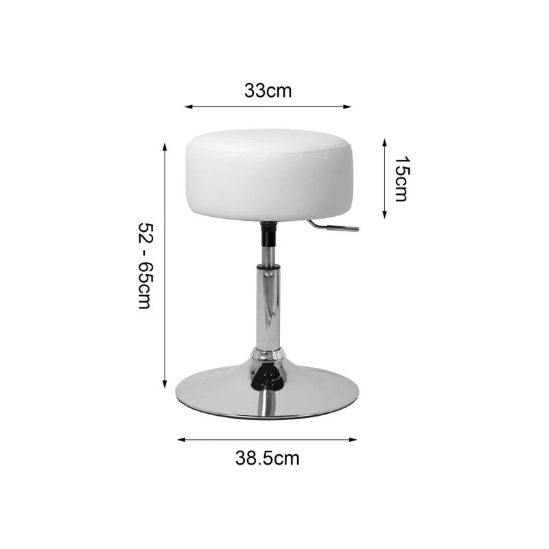 Pouf Ø 33 Cm Blanc – Image 5