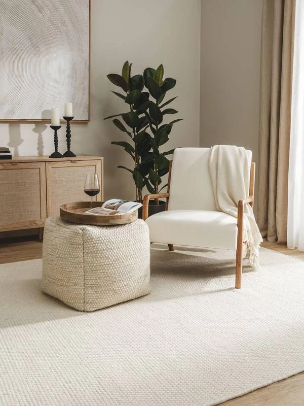 Pouf En Laine Rocco – Image 2