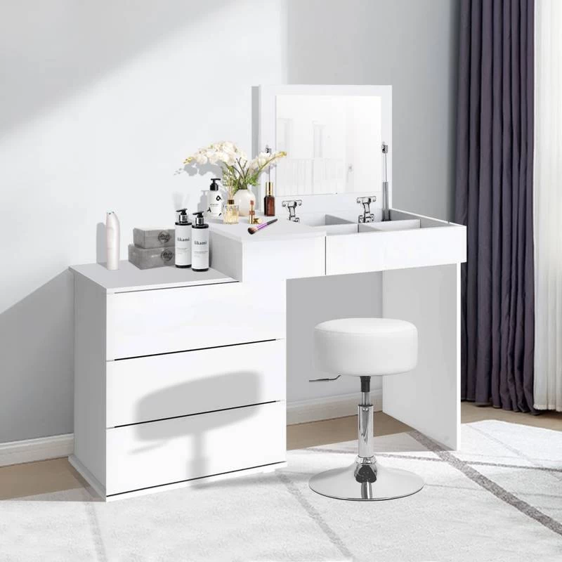 Pouf Ø 33 Cm Blanc – Image 2