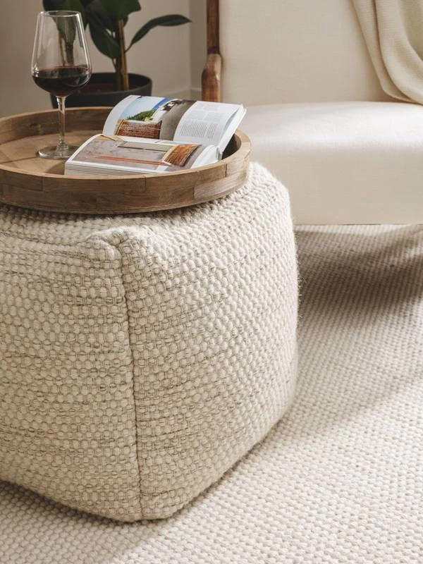 Pouf En Laine Rocco – Image 4